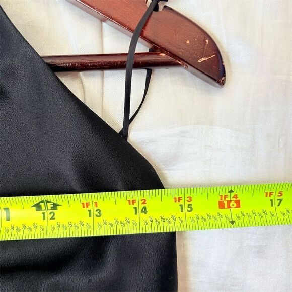 Halston Women's Black Midi Dress Size‎ 6 - Picture 5 of 9